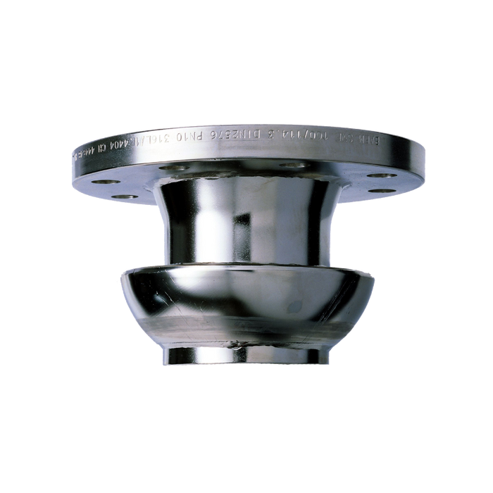 KF male coupling with flange