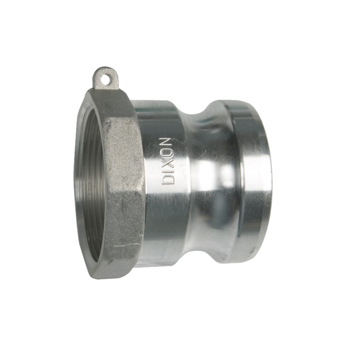Kamlock male coupling with female thread