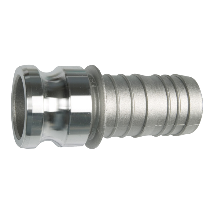 Kamlock male coupling with hose connection