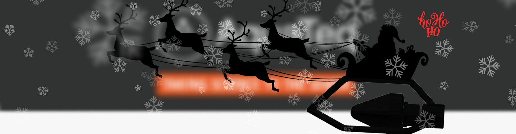 Soon Christmas is here and it's time to go sleighing!