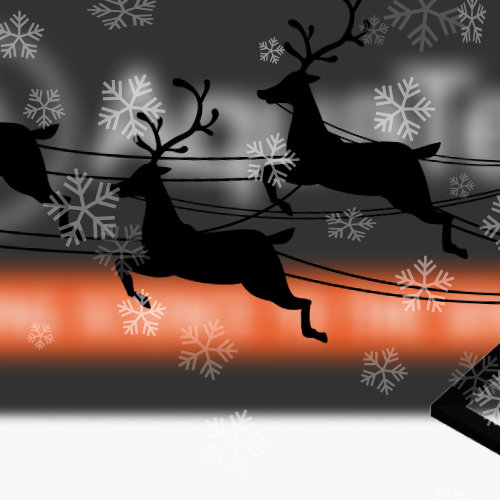 Soon Christmas is here and it's time to go sleighing!
