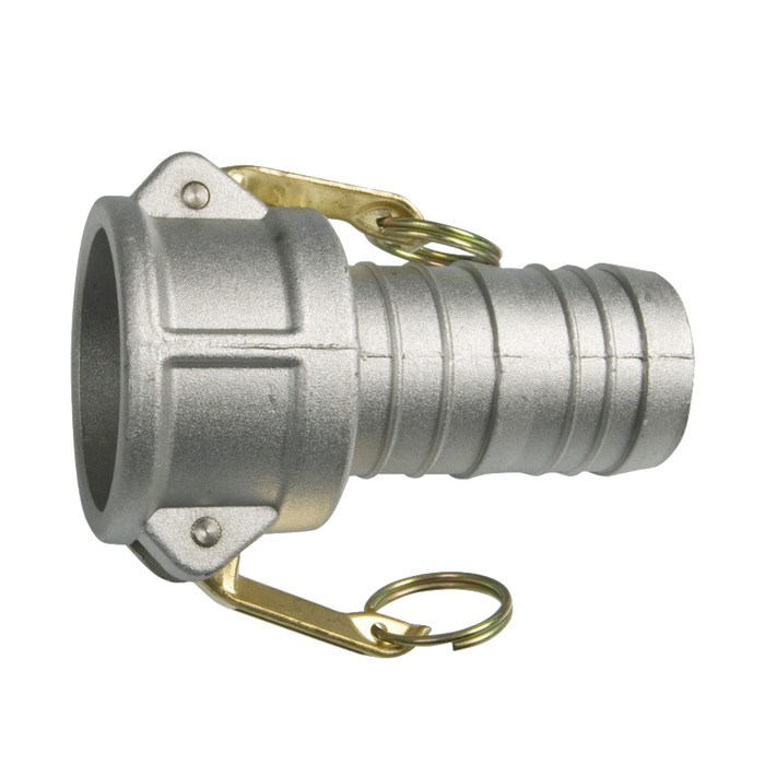 Kamlock female coupling with hose connection